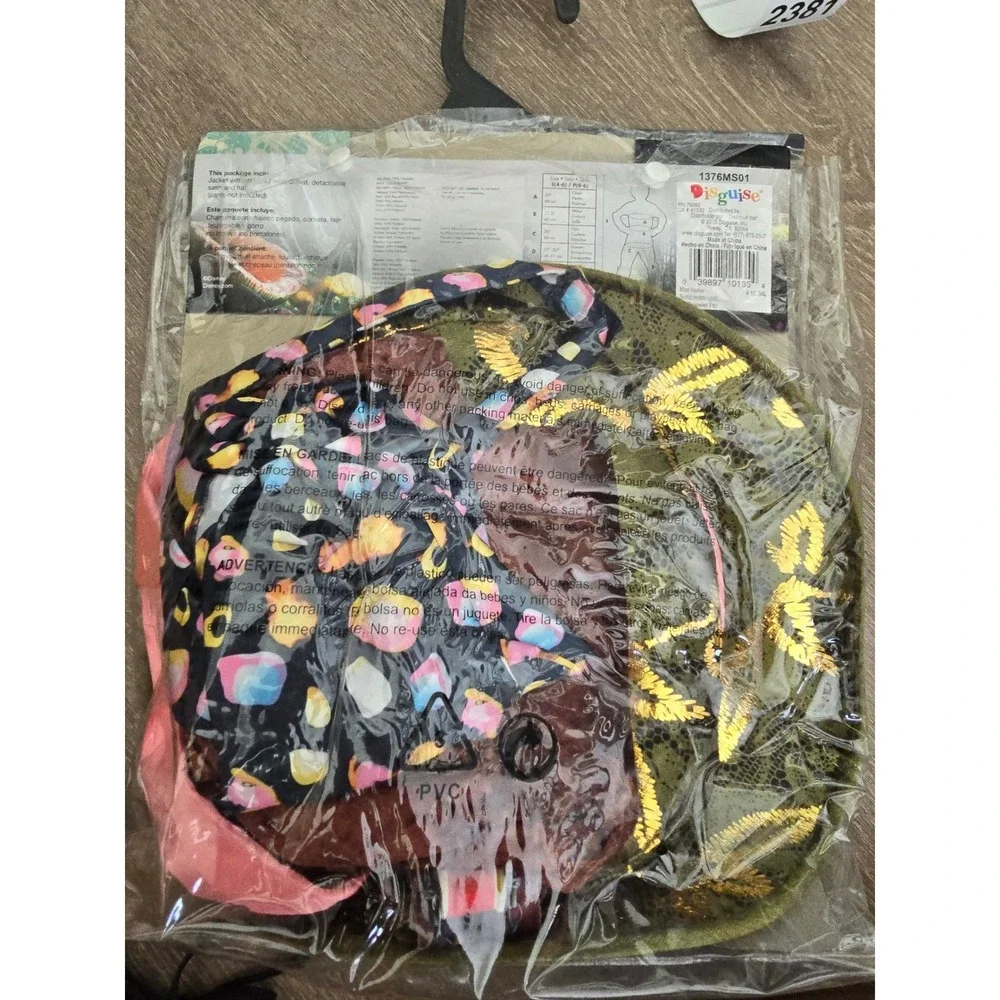 Disney Alice Through Looking Glass Mad Hatter Costume Kids Size 4-6 Disguise NEW